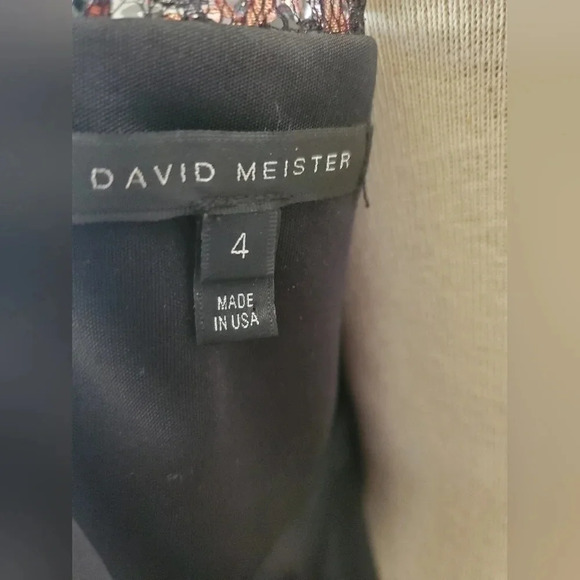 David Meister sequined midi dress size  4. - Picture 8 of 9